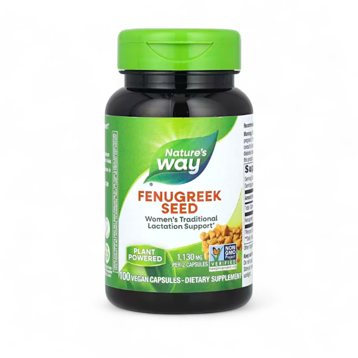 Nature's Way, Fenugreek Seed, 100 Vegan Capsules (565 mg per Capsule)