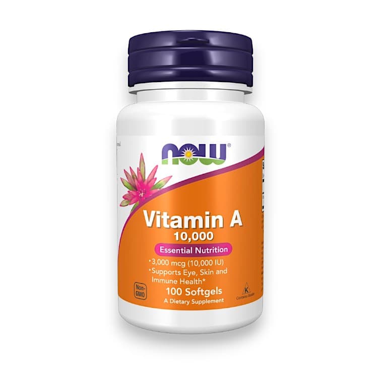NOW Foods, Vitamin A, 10,000 IU, 100 Softgels