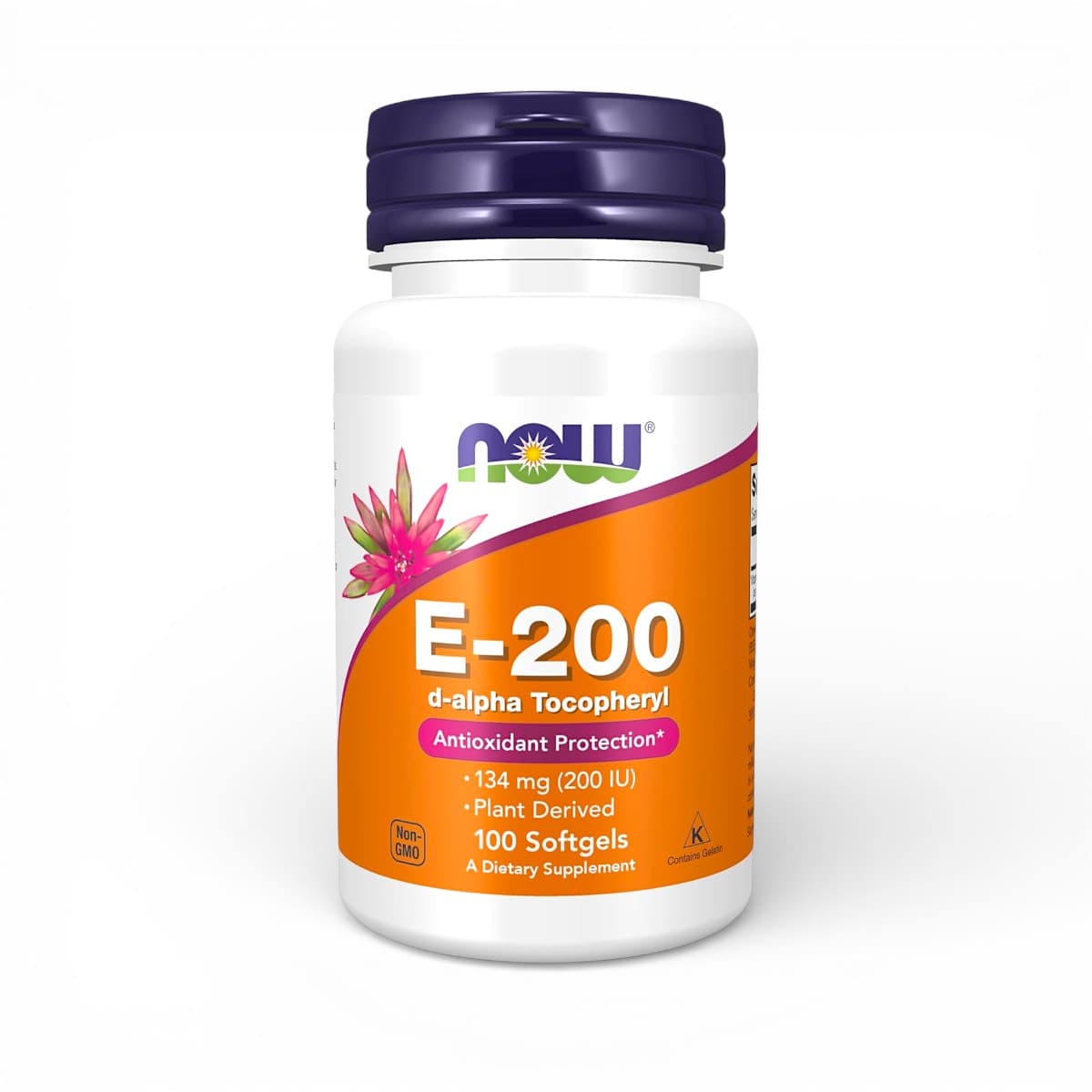 NOW Foods, E-200, 134 mg (200 IU), 100 Softgels