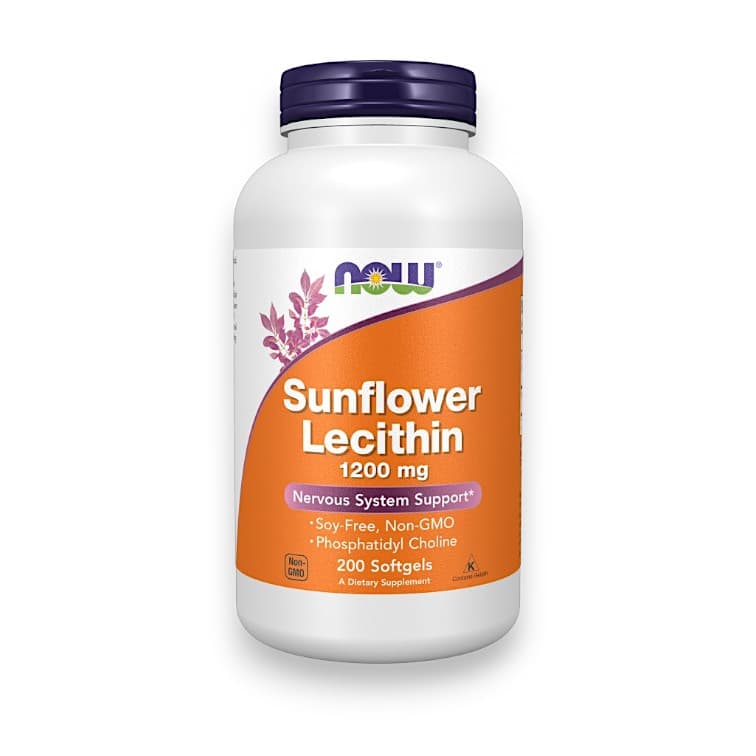 NOW Foods, Sunflower Lecithin, 1,200 mg, 200 Softgels