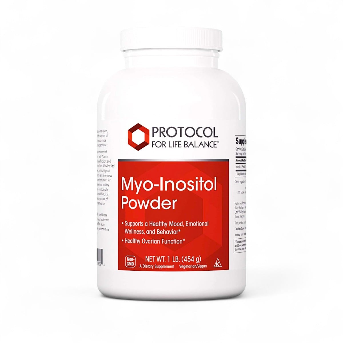 Protocol for Life Balance, Myo-Inositol Powder, 1 lb (454 g)