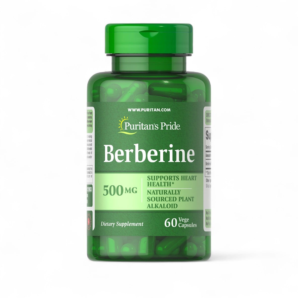 Puritan's Pride, Berberine 500 mg, 60 Capsules