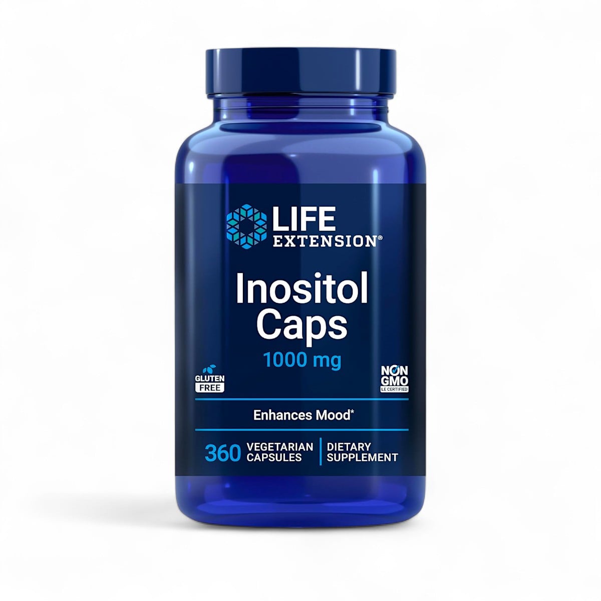 Life Extension, Inositol Caps, 1,000 mg, 360 Vegetarian Capsules