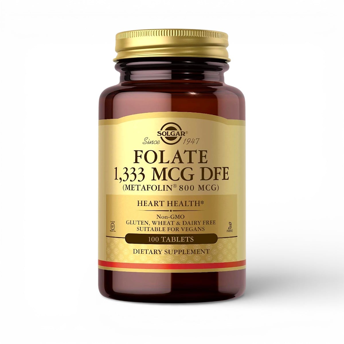 Solgar, Folate, 1,333 mcg DFE, 100 Tablets