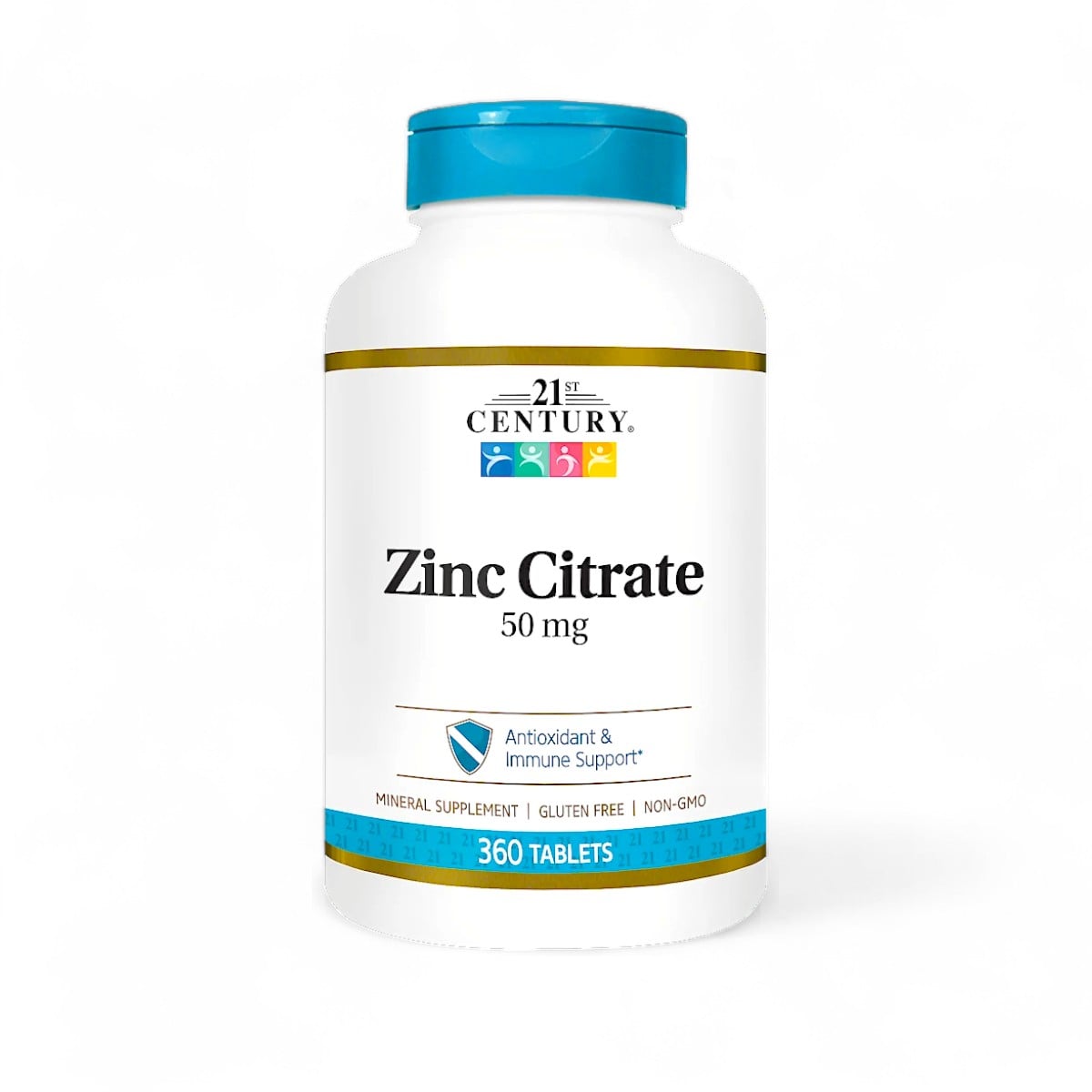 21st Century, Zinc Citrate, 50 mg, 360 Tablets