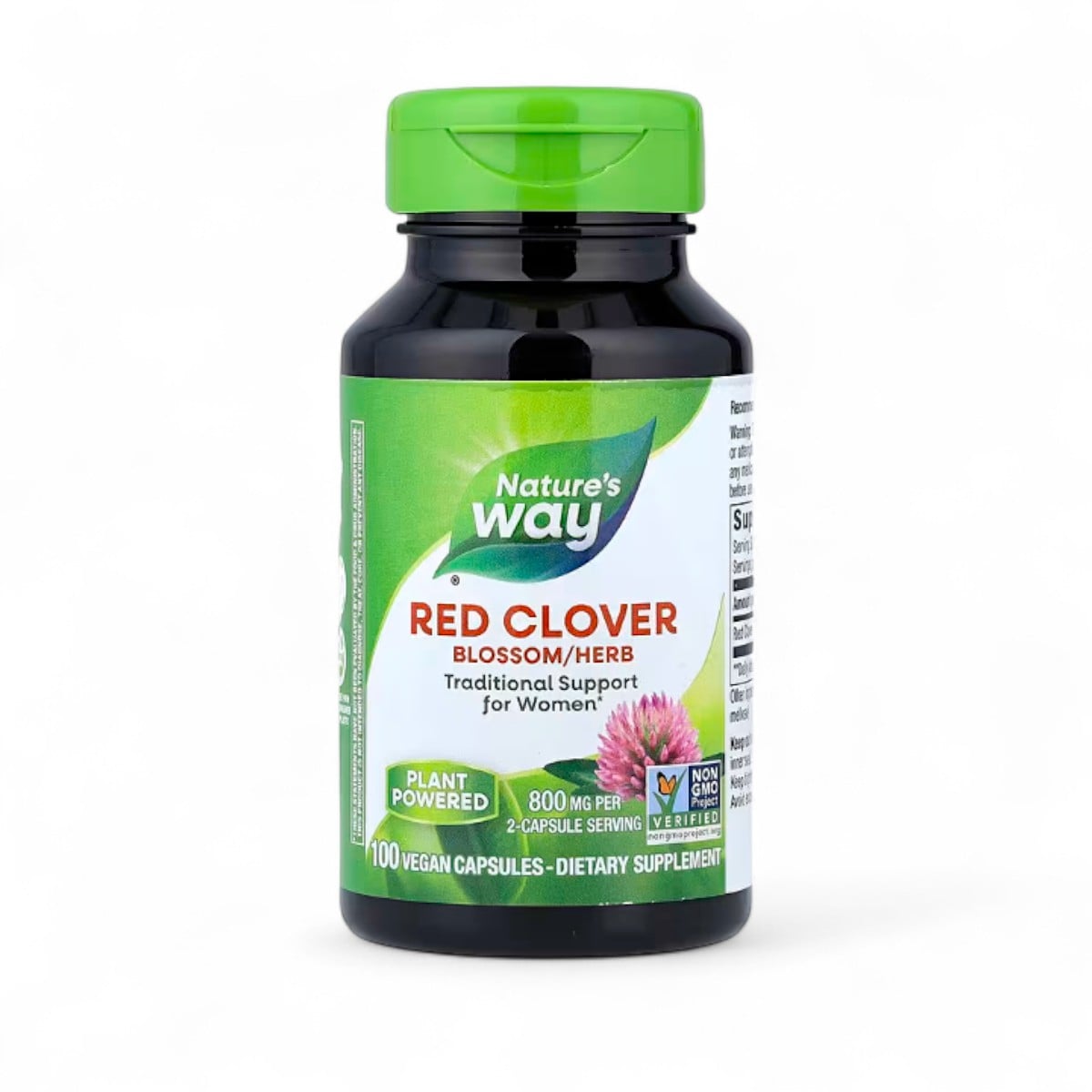 Nature's Way, Red Clover Blossom/Herb, 100 Vegan Capsules (400 mg per Capsule)