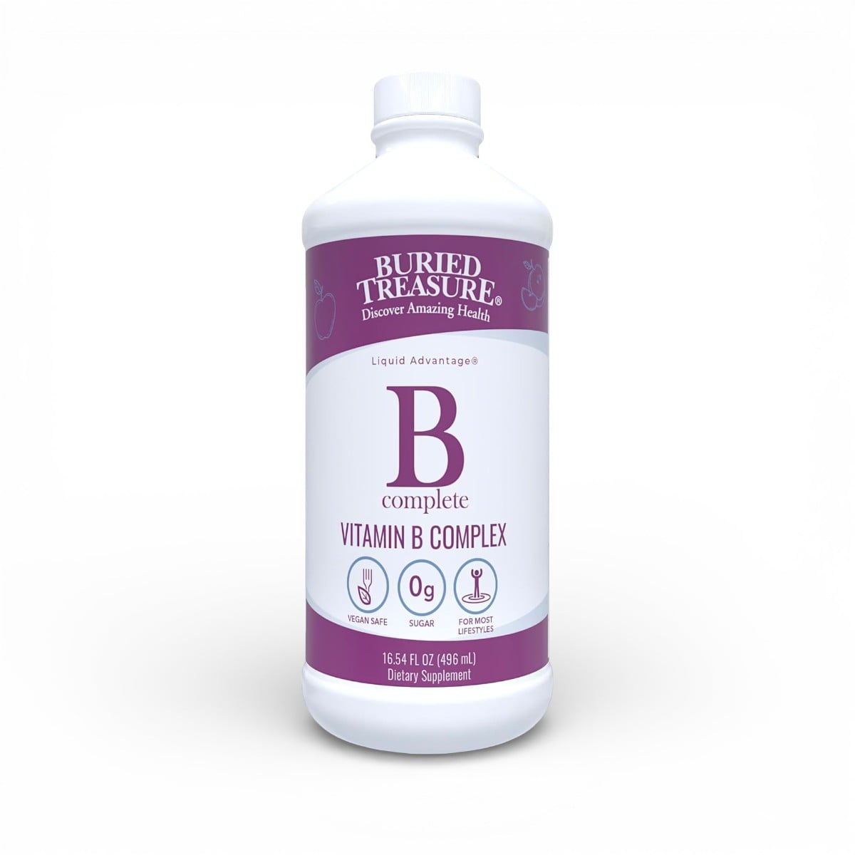 Buried Treasure, Vitamin B Complex Liquid Advantage, 496 ml