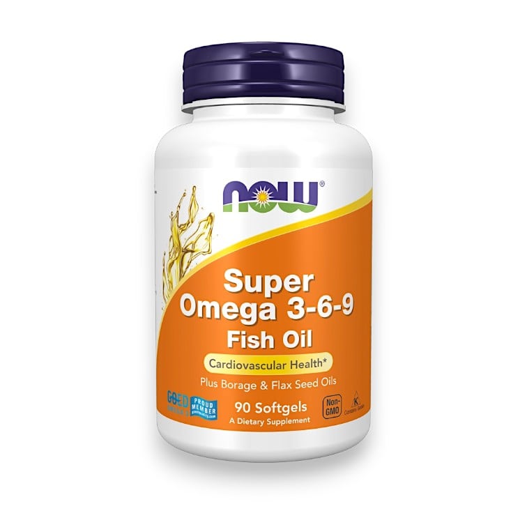 NOW Foods, Super Omega 3-6-9, 1,200 mg, 90 Softgels