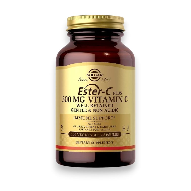 Solgar, Ester-C Plus®, Vitamin C, 500 mg, 100 Vegetable Capsules
