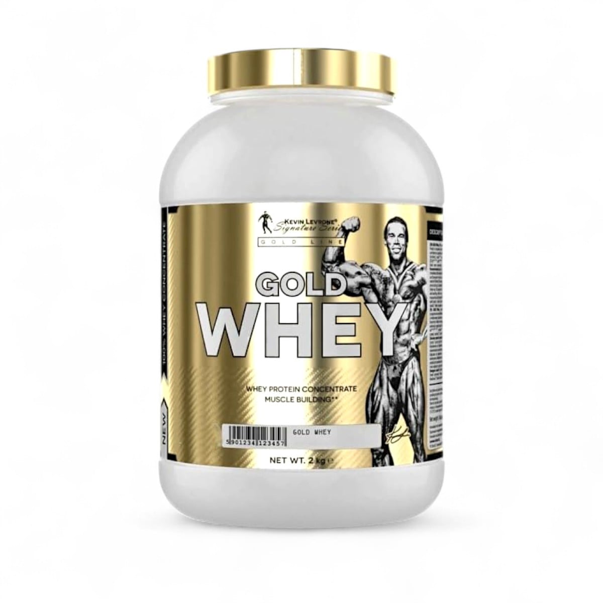 Kevin Levrone, Gold Whey, Strawberry, 2 kg