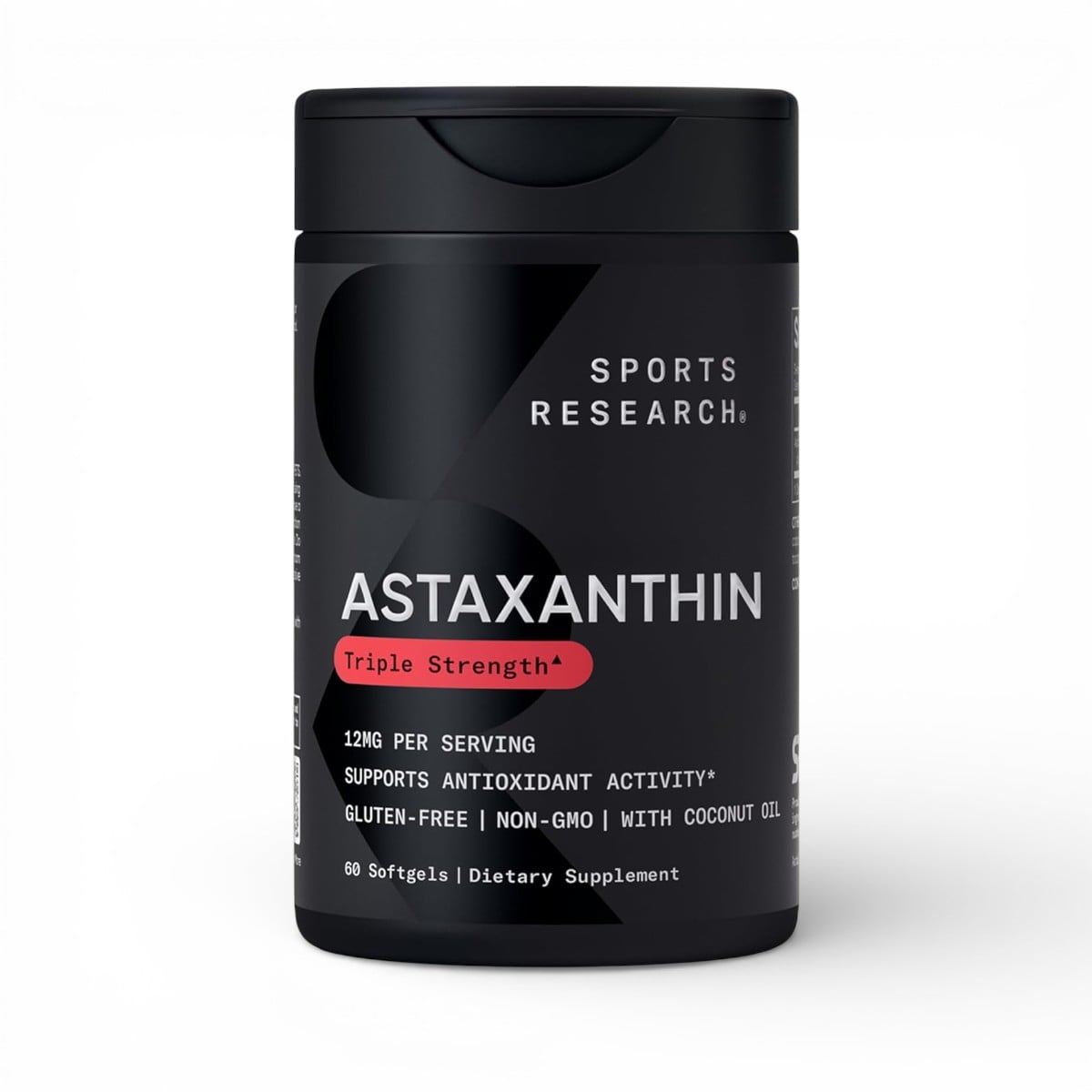 Sports Research, Astaxanthin, Triple Strength, 12 mg, 60 Softgels