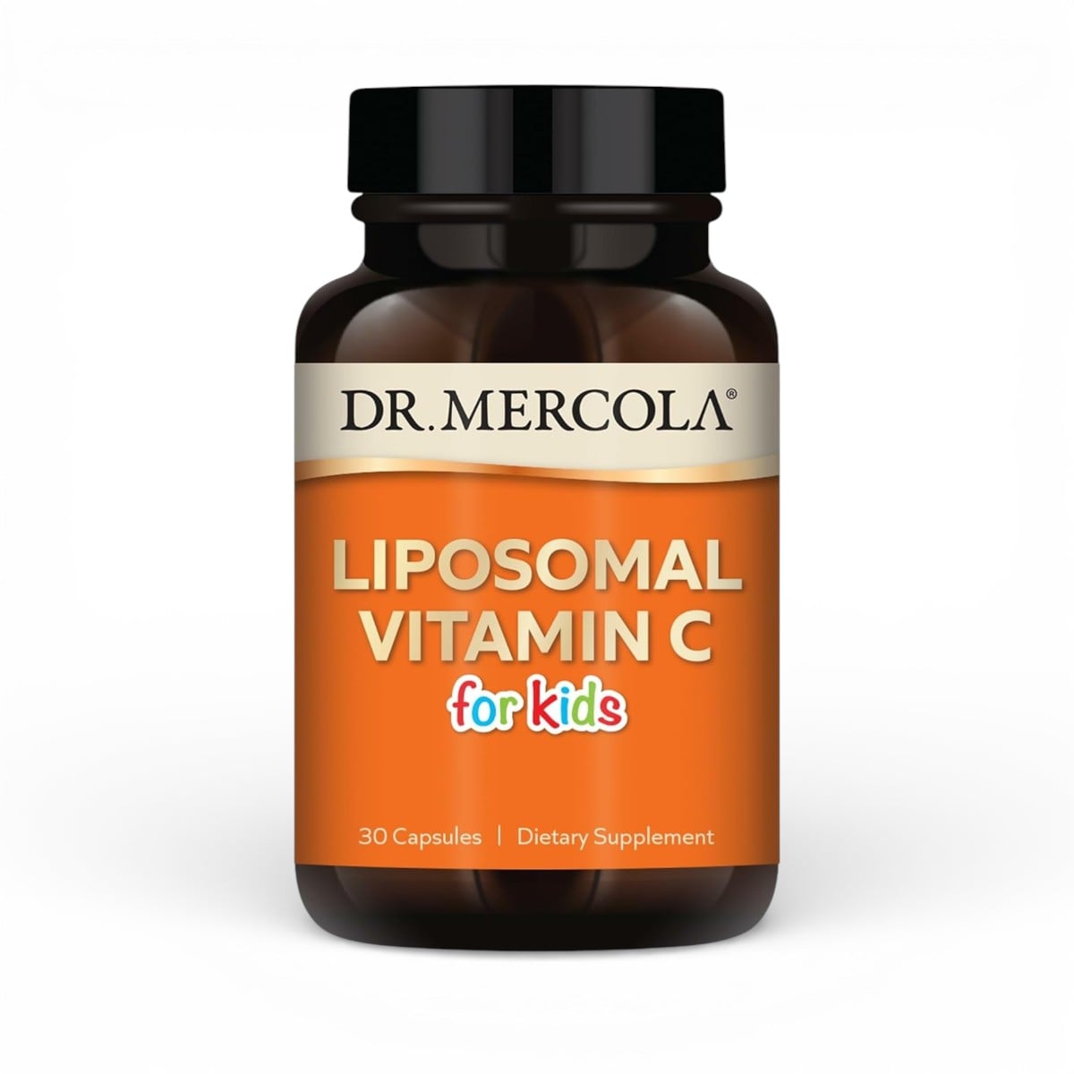 Dr. Mercola, Liposomal Vitamin C for Kids, 30 Capsules (125 mg per Capsule)