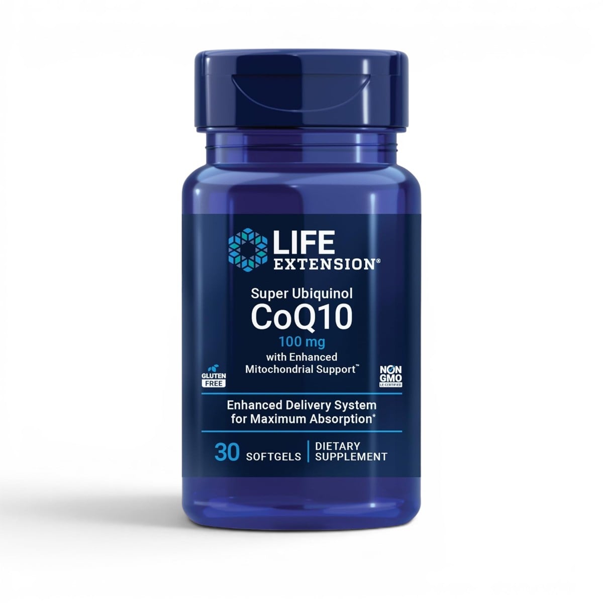 Life Extension, Super Ubiquinol CoQ10 with Enhanced Mitochondrial Support, 100 mg, 30 Softgels