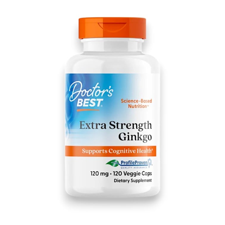 Doctor's Best, Extra Strength Ginkgo, 120 mg, 120 Veggie Caps