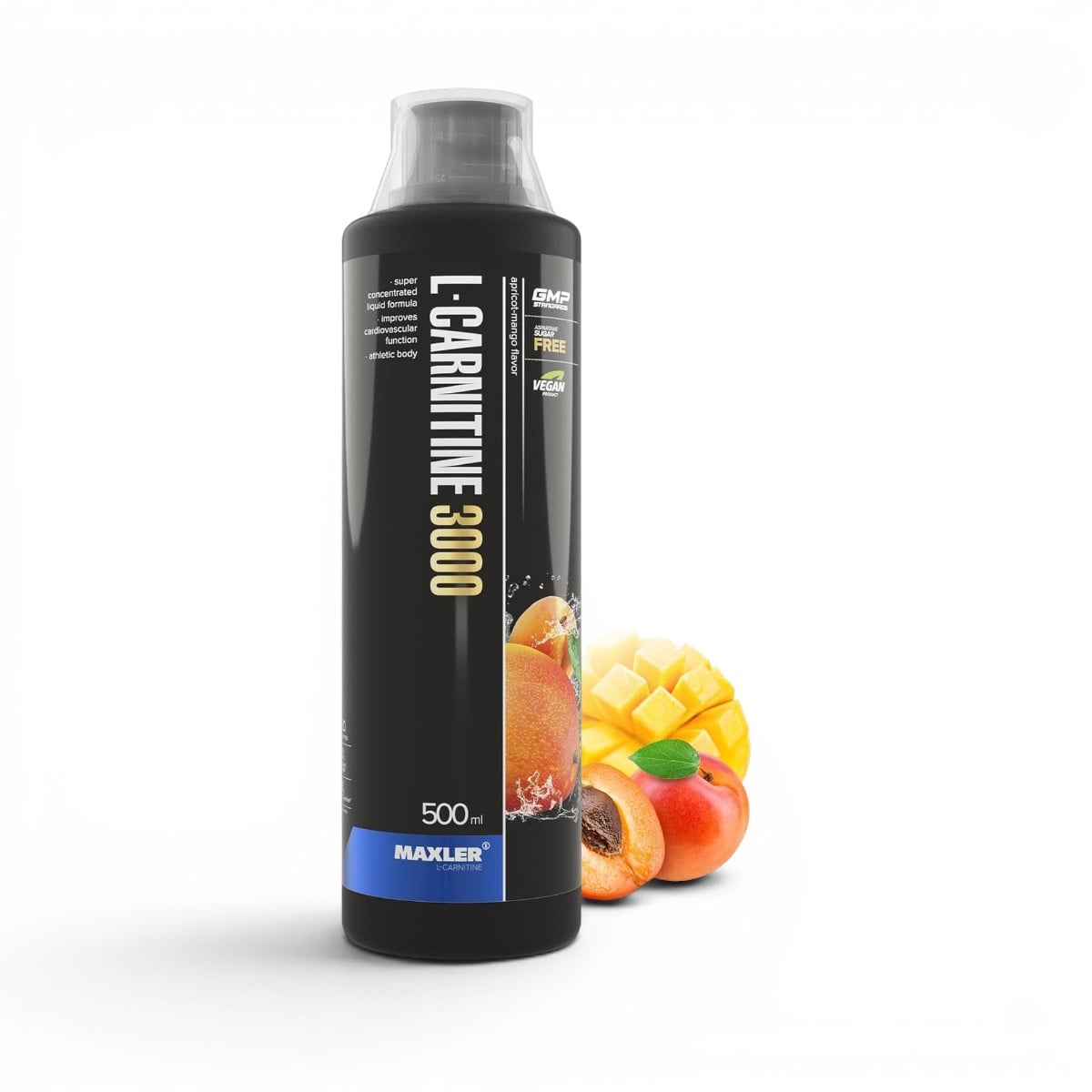 Maxler, L Carnitine 3000, Apricot- mango flavor, 500 ml