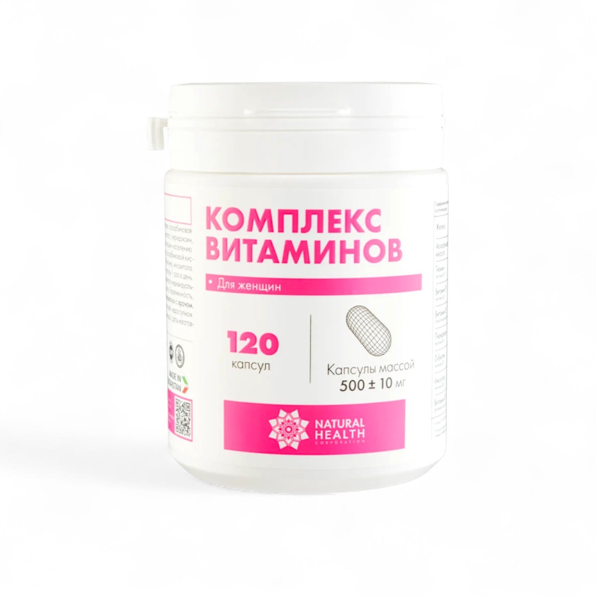 Natural Health, Kompleks Vitaminov Dlya Jenshin, 120 Caps