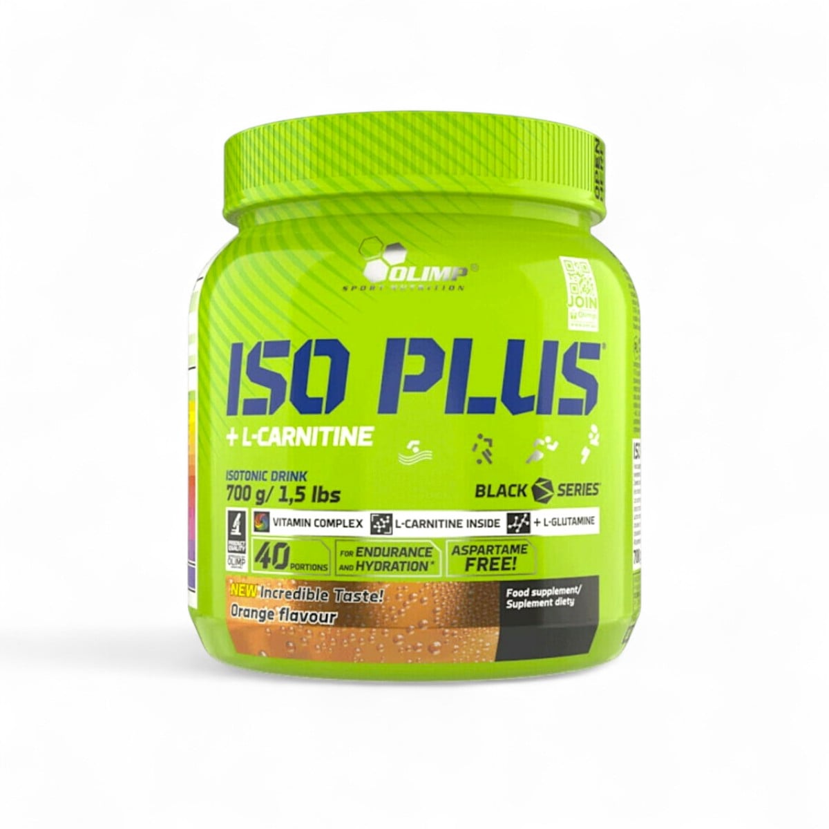 Olimp Nutrition, ISO Plus Isotonic, Orange, 700 gr