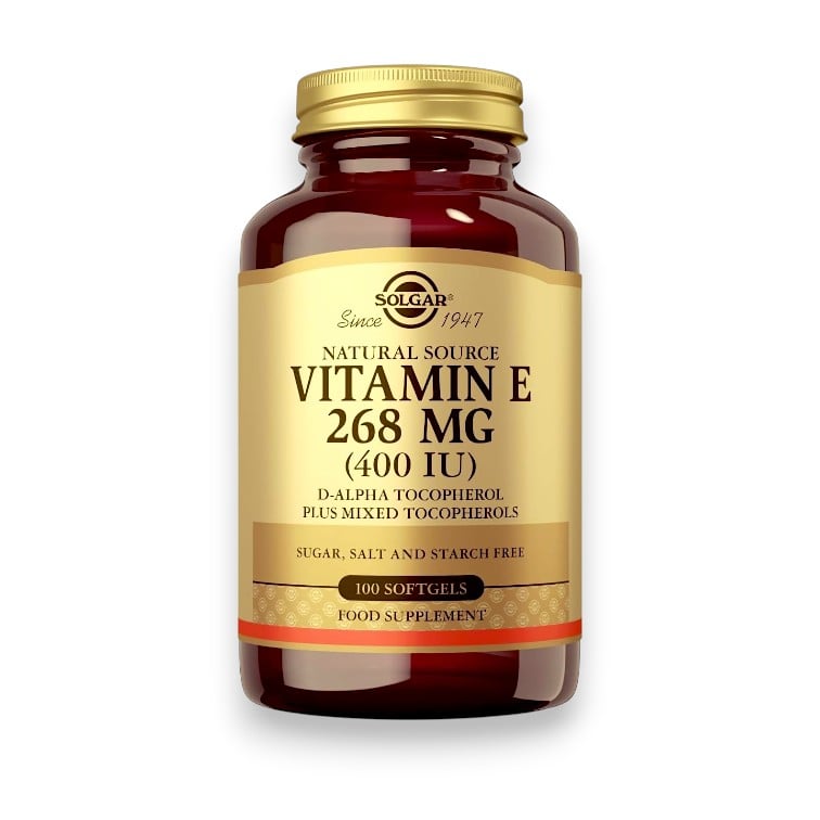 Solgar, Naturally Sourced Vitamin E, 268 mg (400 IU), 100 Softgels