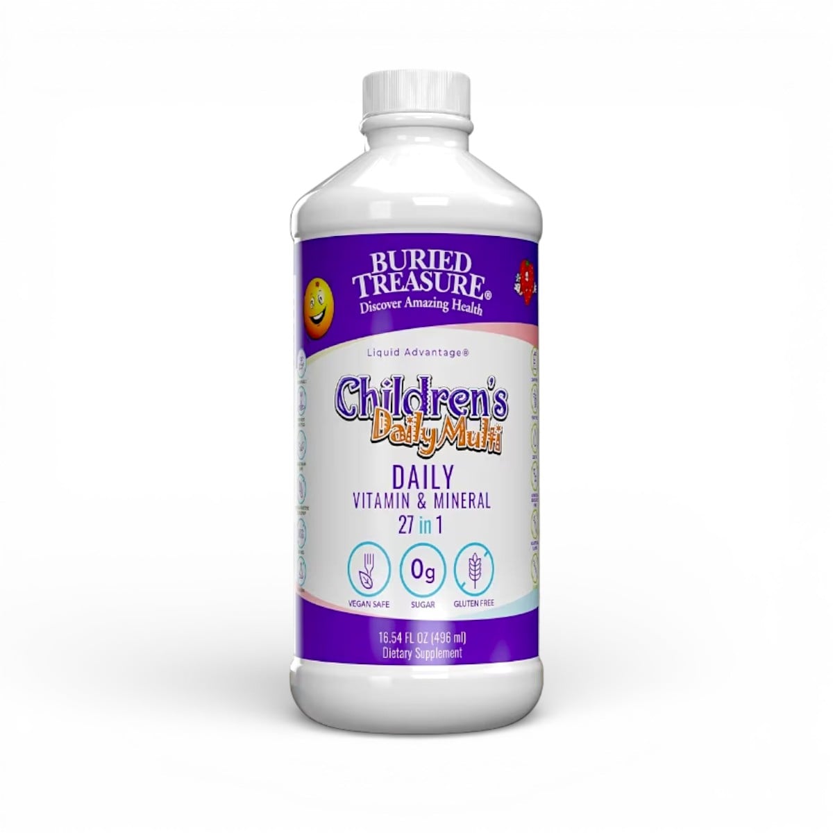 Buried Treasure, Children's Daily Multi Liquid Advantage, 496 ml