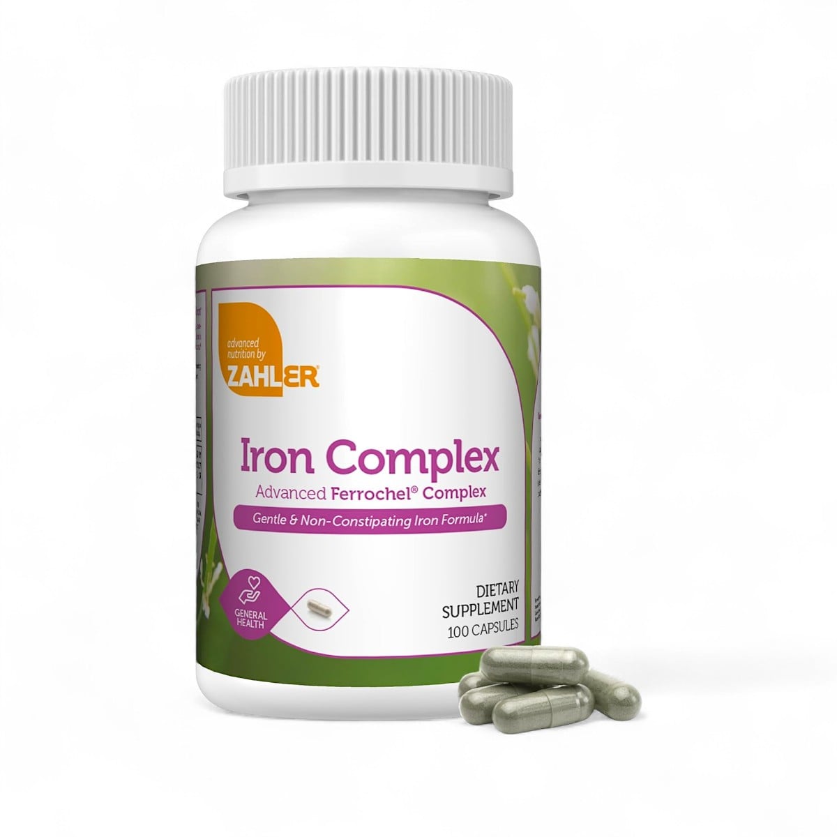 Zahler, Iron Complex, 100 Capsules