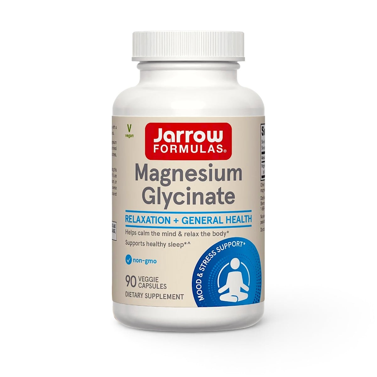 Jarrow Formulas, Magnesium Glycinate, 90 veg, capsules