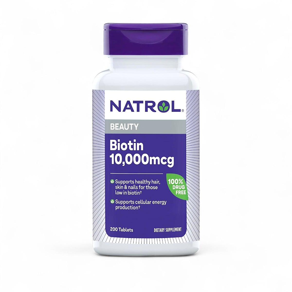 Natrol, Biotin, 10000 mcg, 200 Tablets