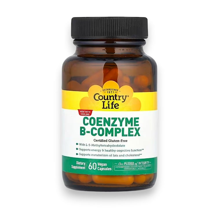 Country Life, Coenzyme B-Complex , 60 Vegan Capsules