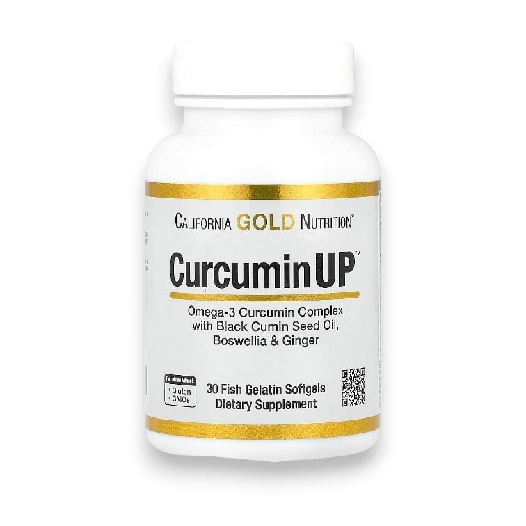 California Gold Nutrition, CurcuminUP™, 30 Fish Gelatin Softgels