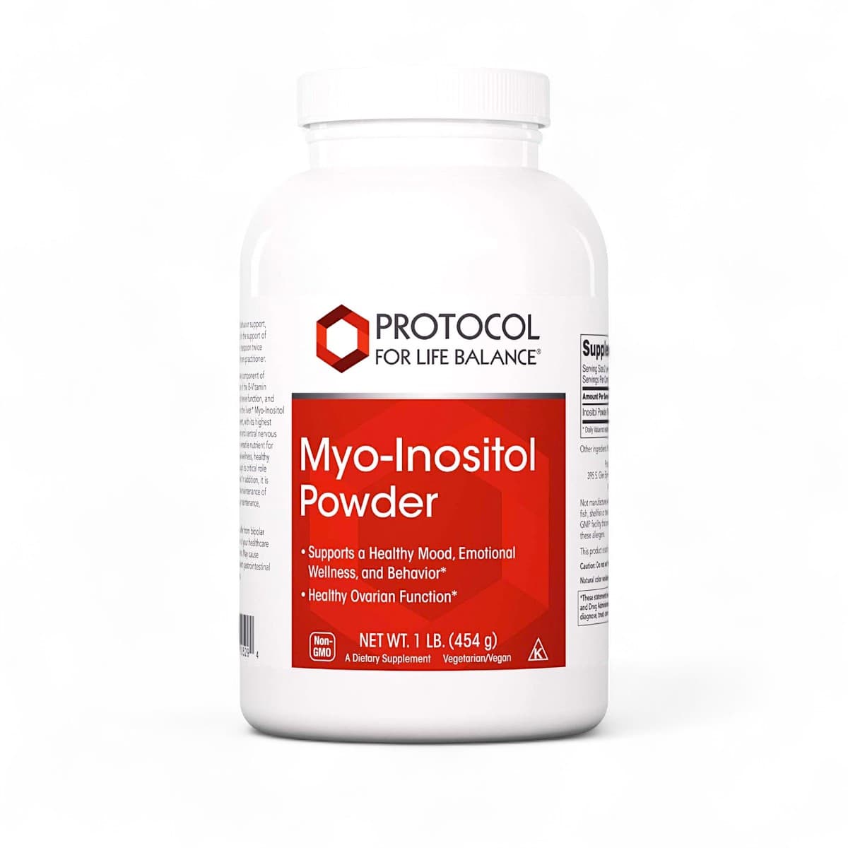 Protocol for Life Balance, Myo-Inositol Powder, 1 lb (454 g)