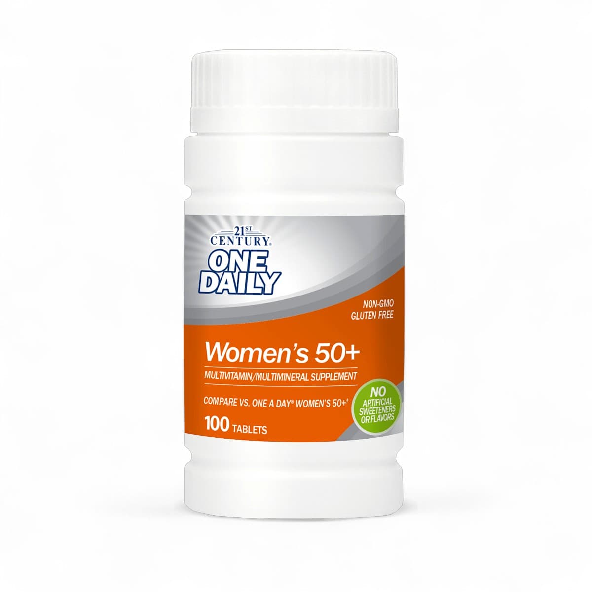 21st Century, One Daily, Women's 50+, Multivitamin Multimineral, 100 Tablets