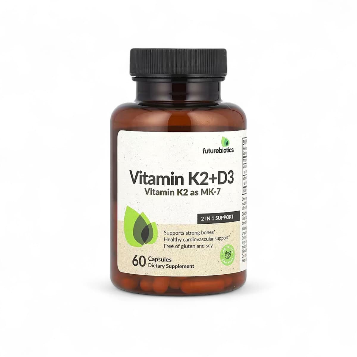 Futurebiotics, Vitamin K2 + D3, 60 Capsules