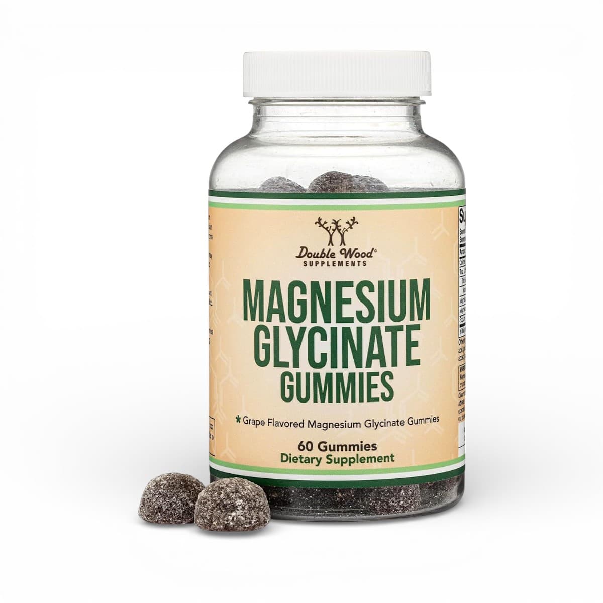 Double Wood, Magnesium Glycinate , 60 gummies