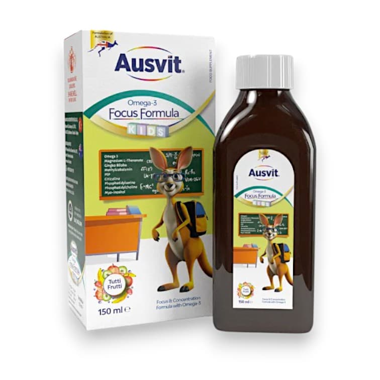 Ausvit, Omega-3 Focus formula, 150 ml