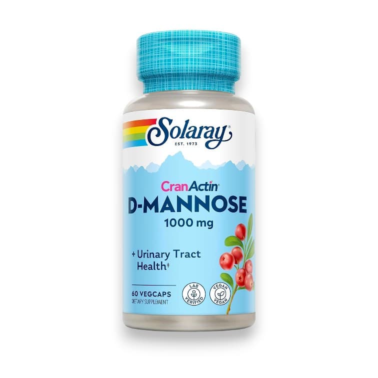 Solaray, CranActin® D-Mannose, 60 VegCaps