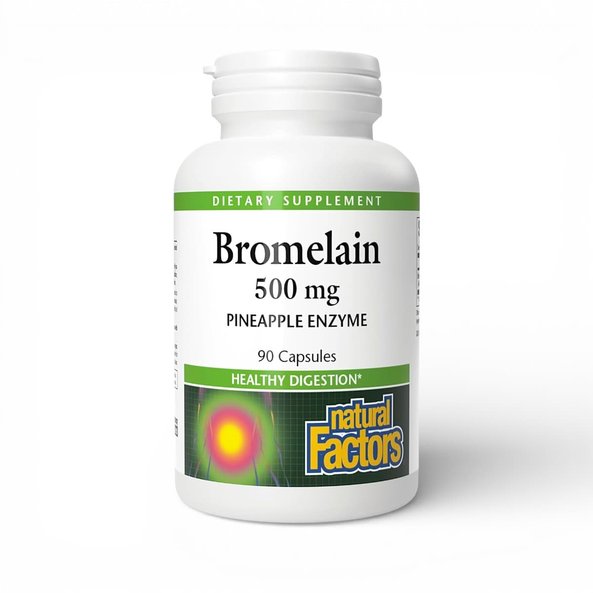 Natural Factors, Bromelain, 500 mg, 90 Capsules