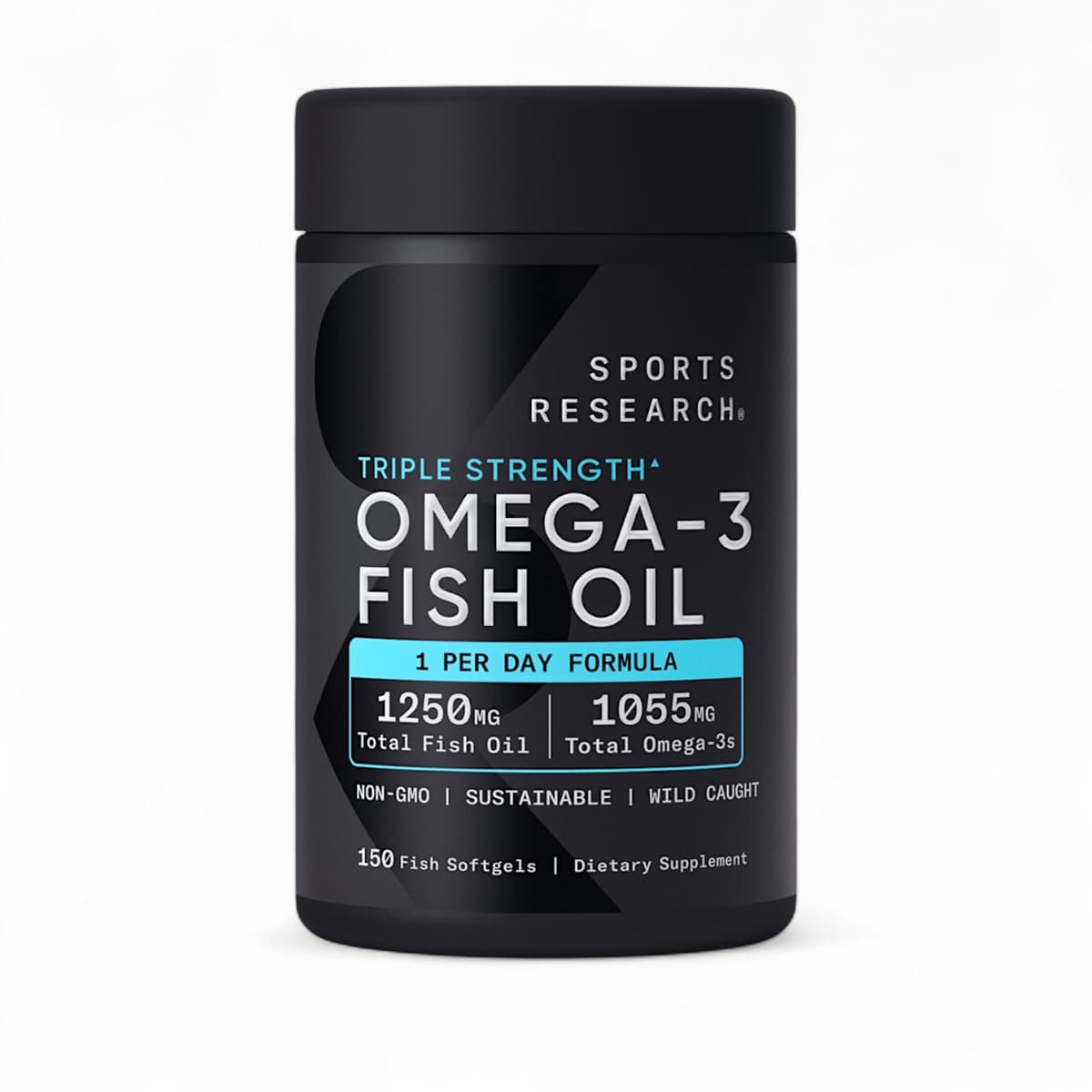 Sports Research, Omega-3 Fish Oil, Triple Strength, 150 Softgels