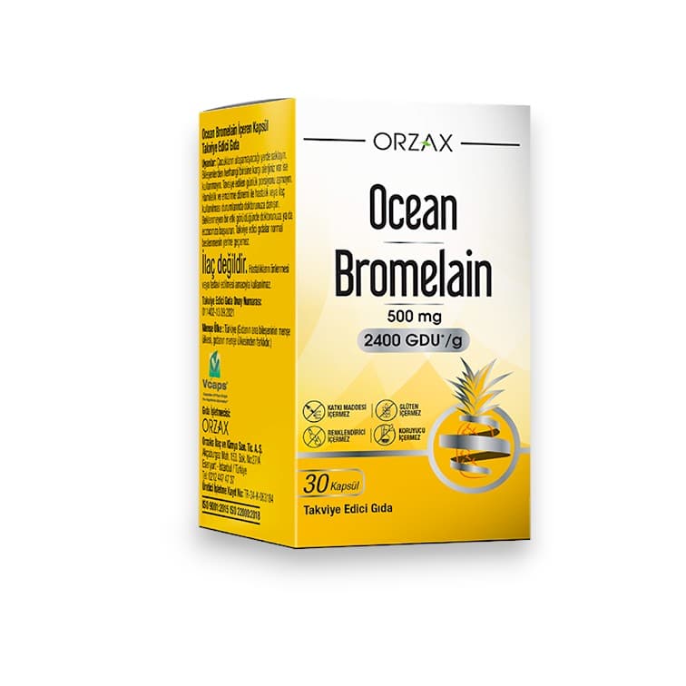 Ocean Bromelain, 500 mg, 30 Capsules