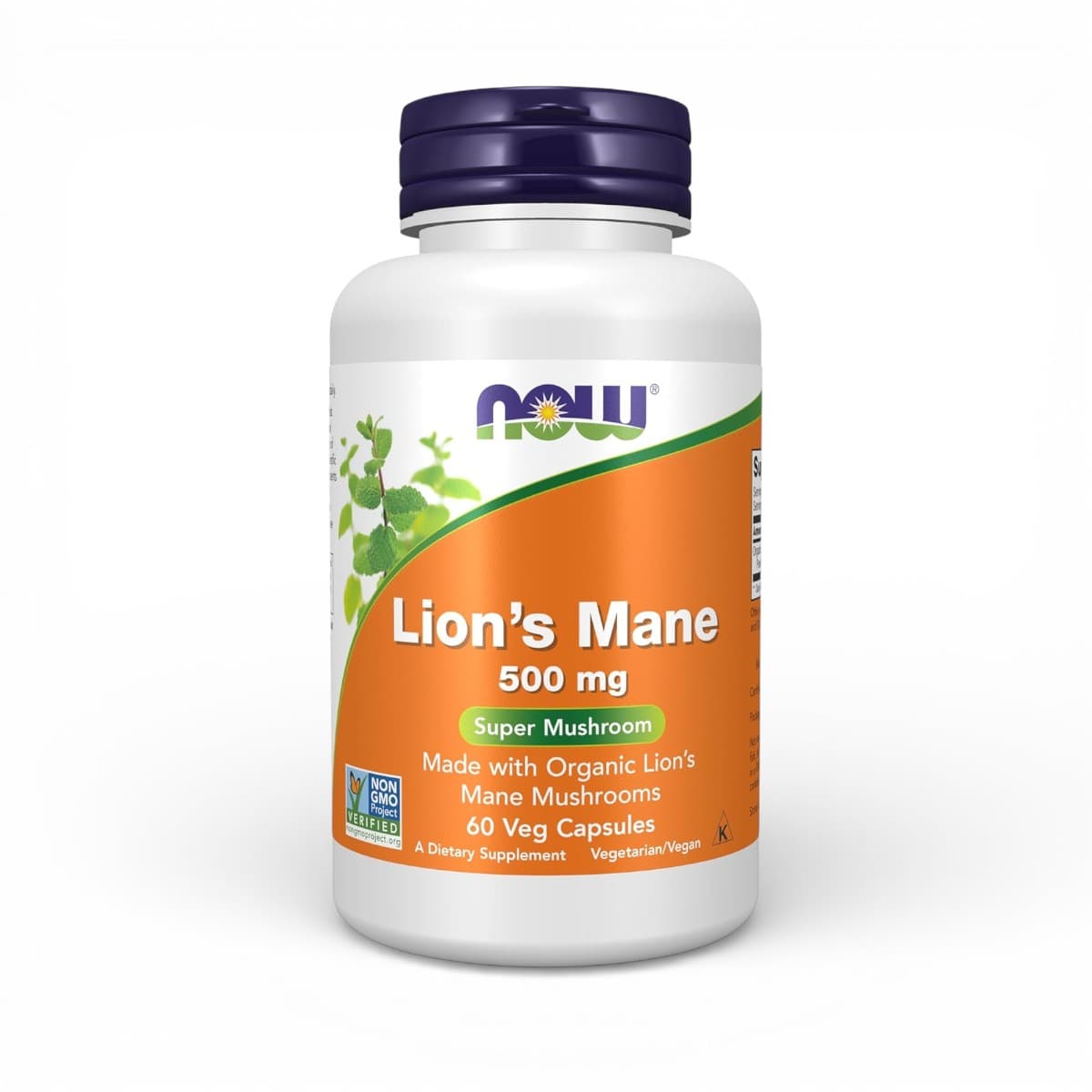 NOW Foods, Lion's Mane, 500 mg, 60 Veg Capsules