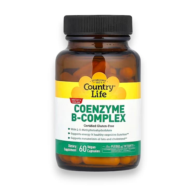 Country Life, Coenzyme B-Complex , 60 Vegan Capsules